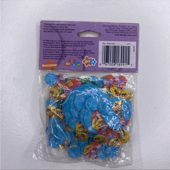 NWT Lot of 25 Go Diego Go & Lot of 3 Dora the Explorer Party Confetti - Picture 4 of 7